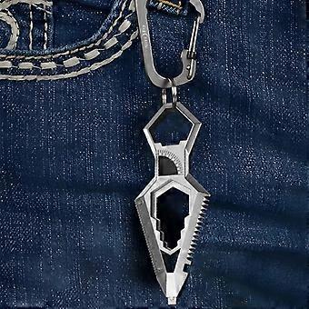 EDC Multi-functional Multi-purpose Sword, 10 In 1 Multitool Tool With Bottle Opener, Protractor, Dual-Scale Ruler