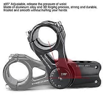 Aluminiumlegierung Mountainbike Verstellbarer hohler Lenker Vorbau Radfahren Vorbauten Zubehör
