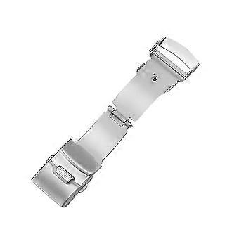 Watch Buckle Universal Double Press Stainless Steel Watch Safety Folding Clasp for Watchmaker, a