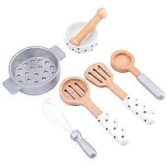 Smooth-Finish Wooden Pretend Set