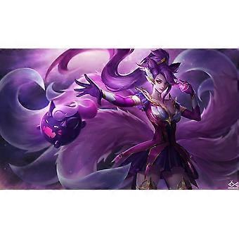 Cleavage Tail Ahri League Of Legends Animal Anime Memory Puzzle 1012