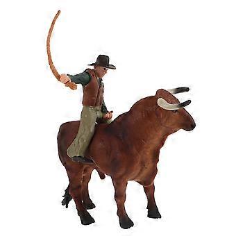 Western Cowboy Figurines Resin Sculpture for Decoration 4Sets Playset