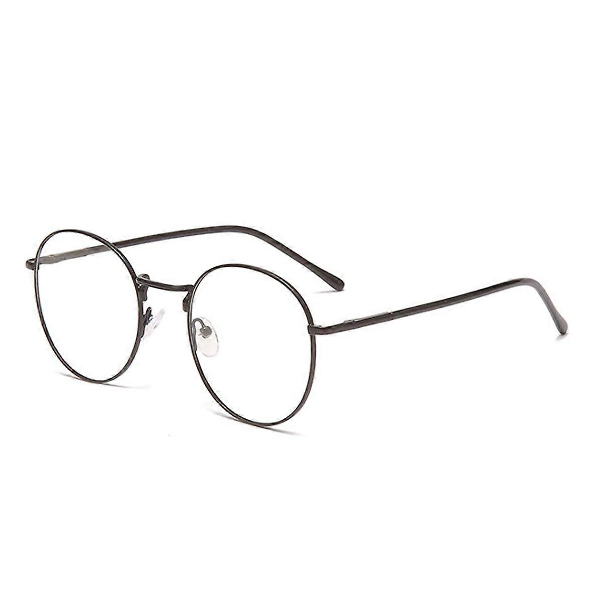 Dual-Function Round Anti-Blue Light Colour-Changing Eyeglasses