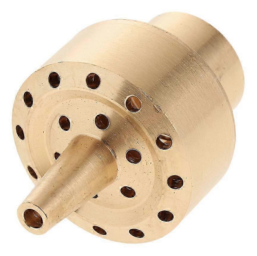 Gold-Finished Double Column Brass Nozzle