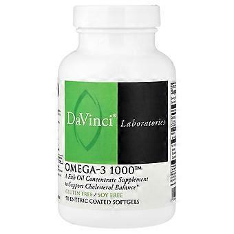 DaVinci Laboratories, Omega-3 1000, 90 enterisch gecoate softgels