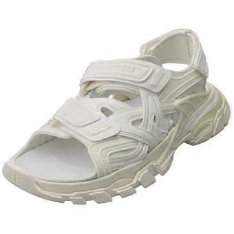 Balenciaga Strap Womens Walking Sandals in White
