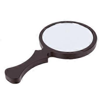 Walnut Hand Mirror Vintage Fishtail Handle Makeup Mirror for Women Men Home Travel Walnut Hand Mirror Small