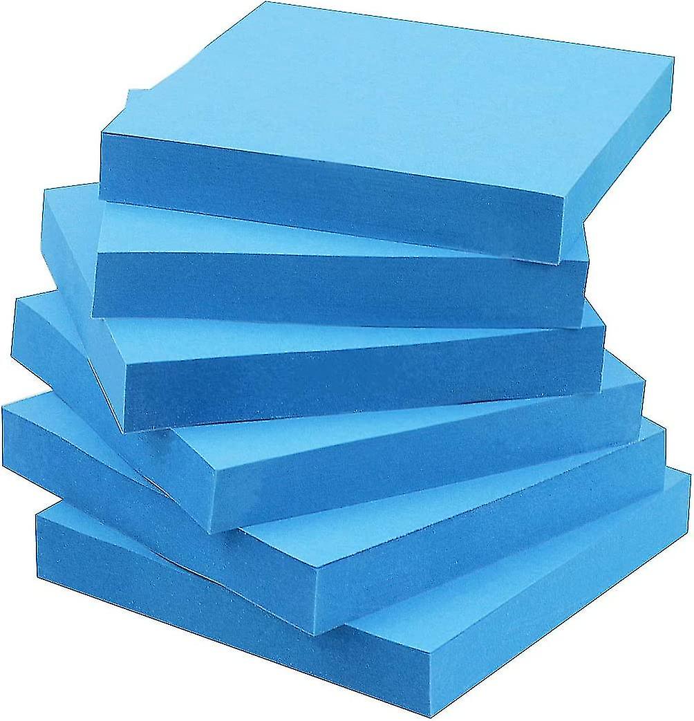 Haftnotizen 3x3 Selbstklebenotizen Blaue Farbe 6 Pads, 100 Blatt/Pad