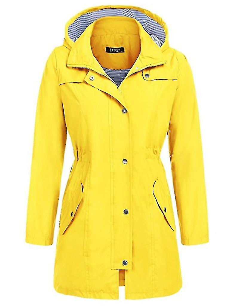 Outdoor Ladies Hooded Womens Raincoat - Sky Blue