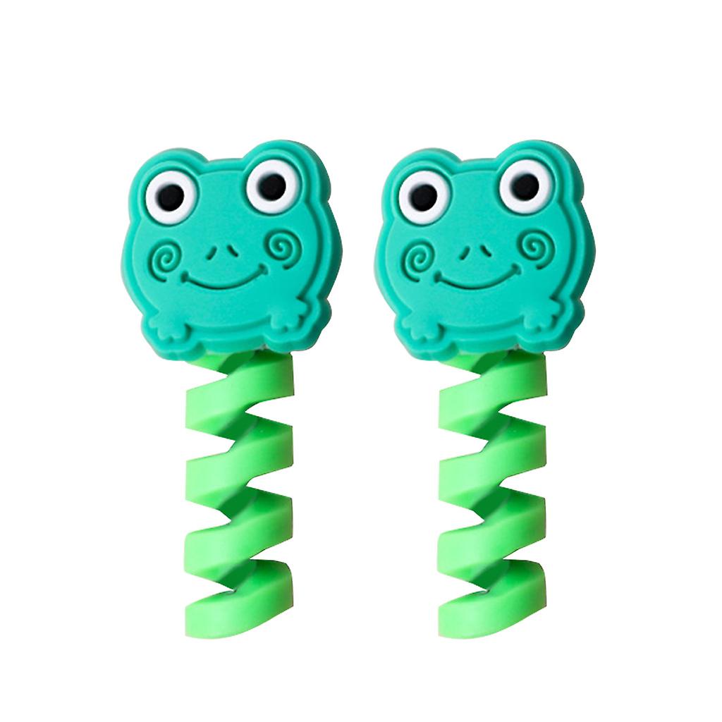 2Pcs Cable Protector Silicone USB Cable Holder For Mouse Headphone Data Wire