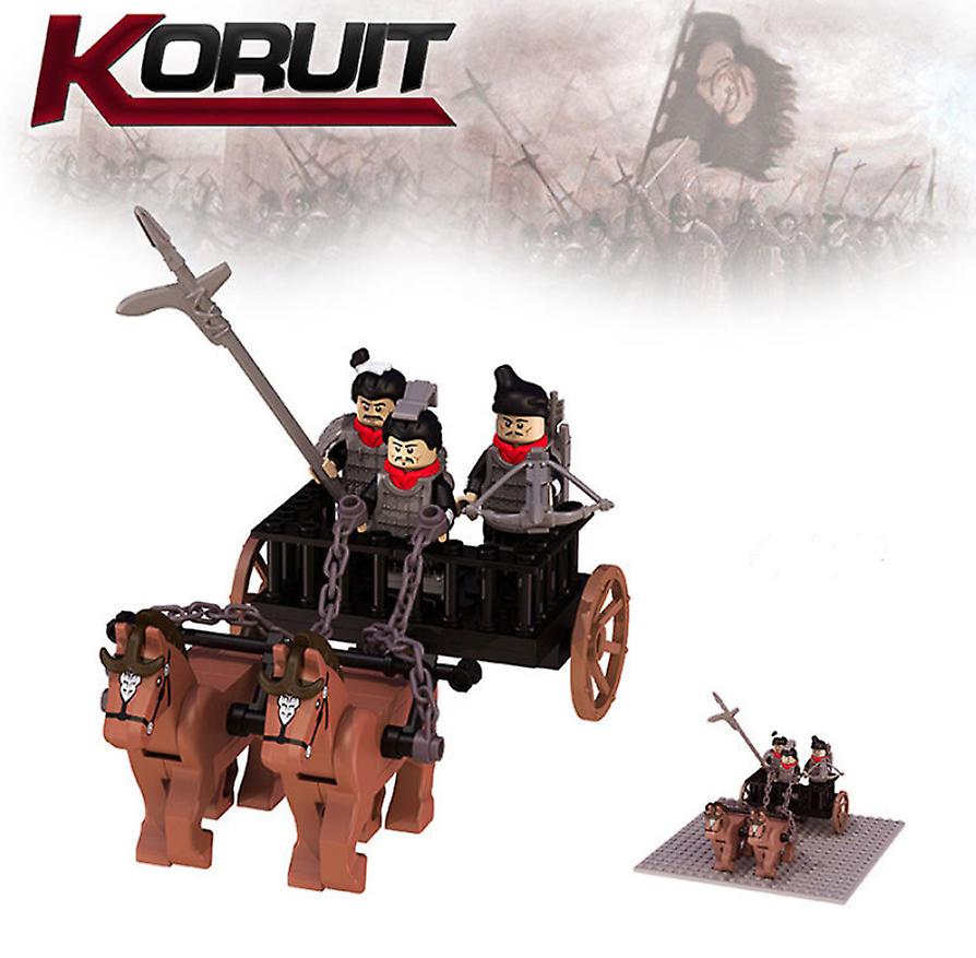 Compatible with the middle and ancient people Corey Qin Shihuang Daqin Fu Empire Puzzle Assembled Building Blocks