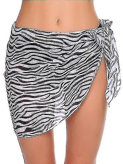 Beach Wrap Sarong badedragt Cover Ups til kvinder Åndbar hurtigtørrende Sarong nederdel