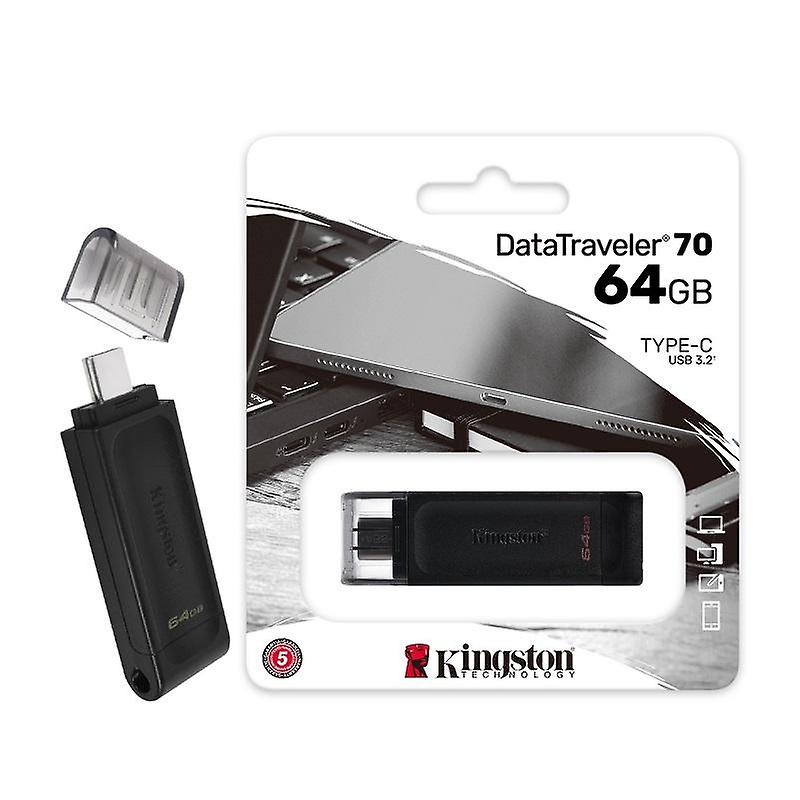 Kingston DataTraveler USB 3.2 de 64 GB con conector USB-C