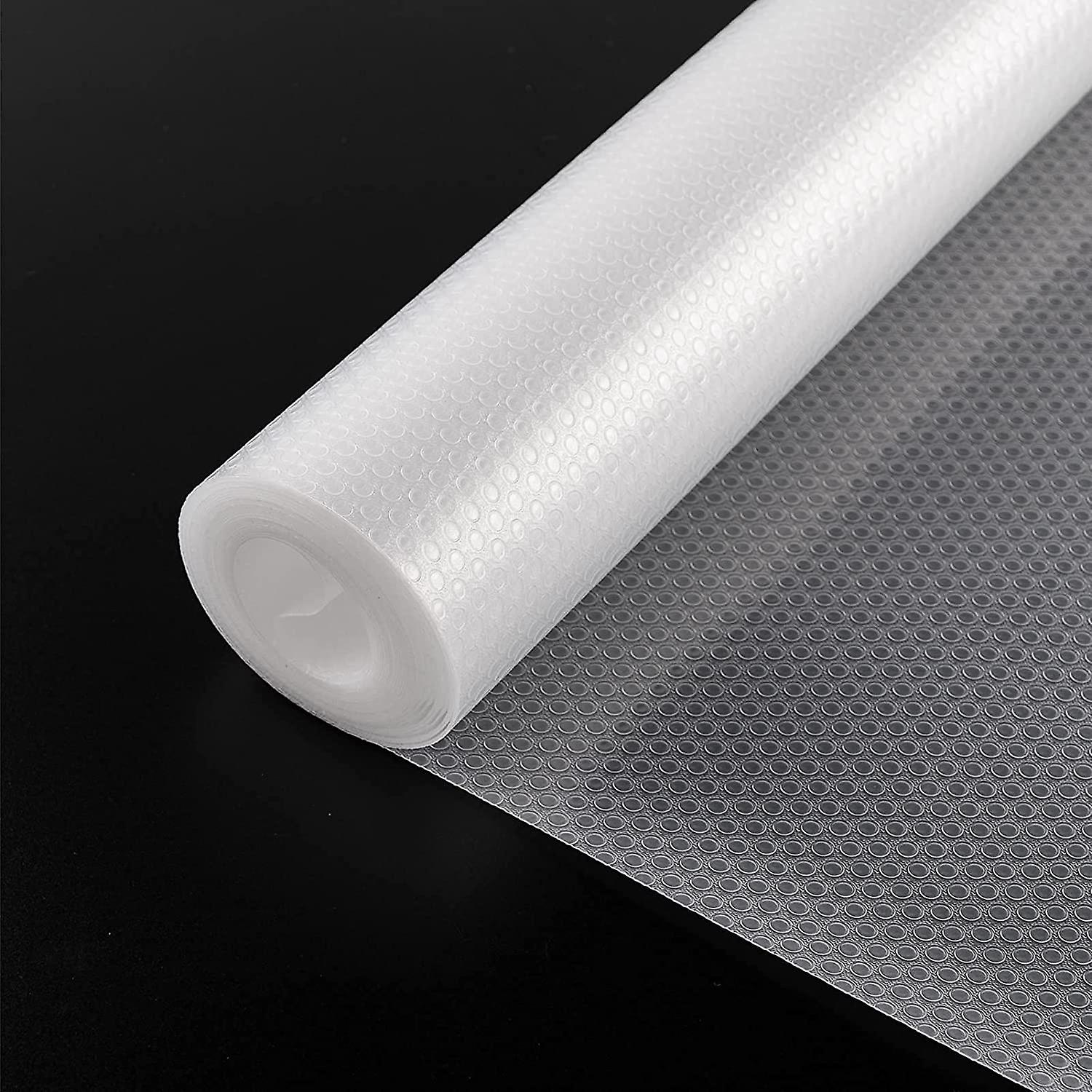 Bloss Shelf Liner Drawer Liner Cabinet Liner for for Drawers, Shelves, Kitchen Cabinets, Storage, Kitchens and Desks, Clear Ribbed 17.7"×59"