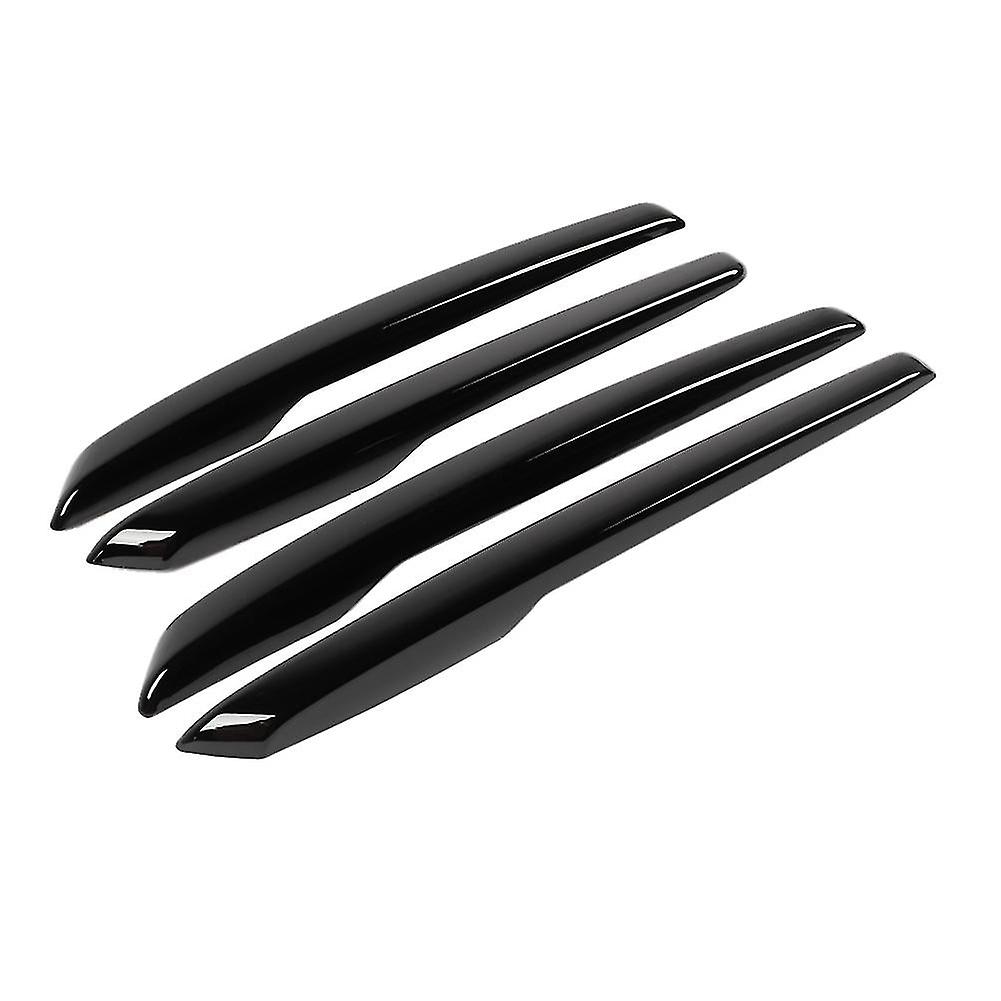 4Pcs Piano Black Side Air Vent Trim Cover Decor Fit For Land Rover Range Rover Sport 2014-2017