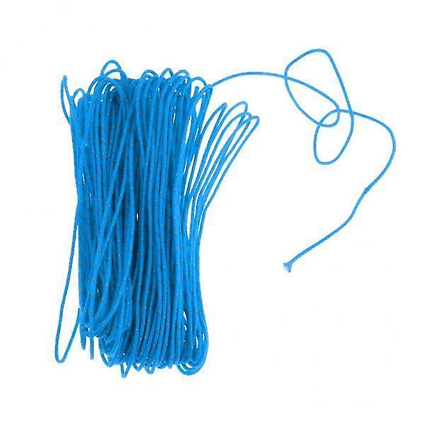4x20M 1.8MM Camping Tent Awning Reflective Guyline Rope Runners Cord - Blue