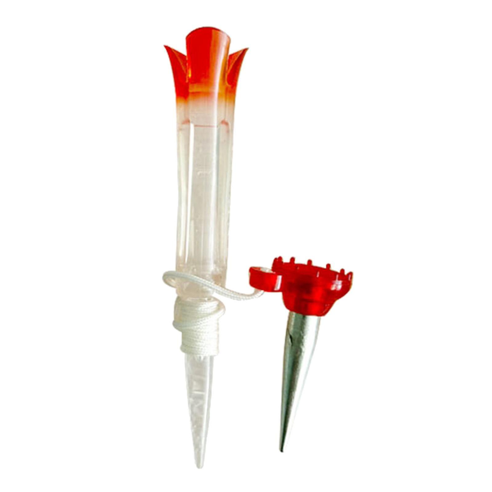 Plastic 3.35inch Golf Tees Unbreakable Long Durable High Performance Red