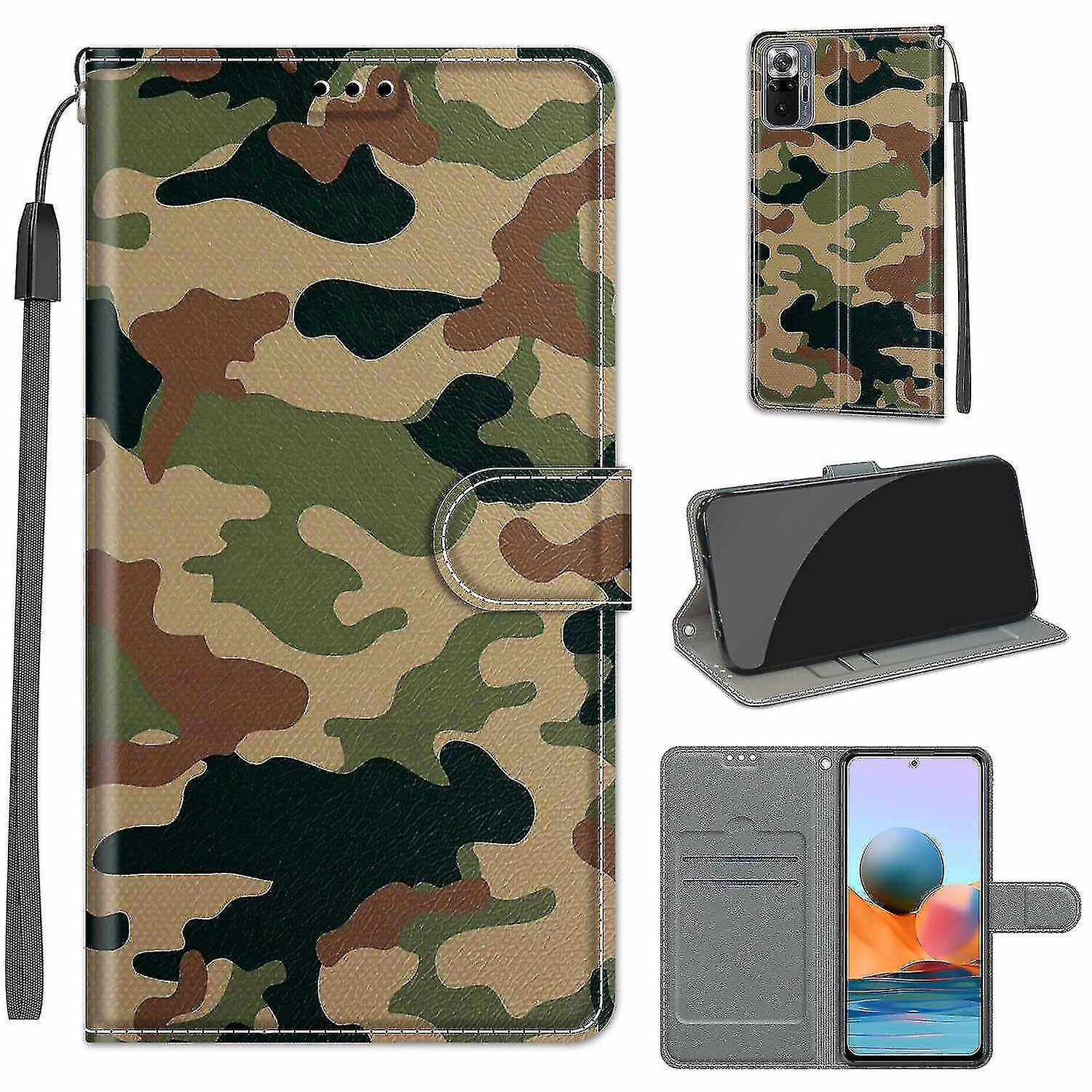 Compatible With Redmi Note 10 Pro Camouflage Mobile Case