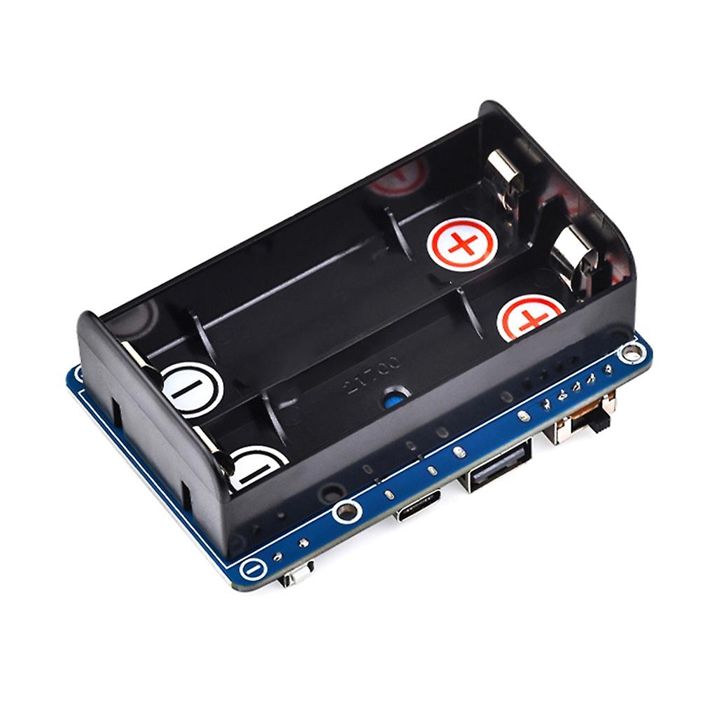 UPS HAT D UPS Power Supply Module 5V Power Supply Stable Current Output Hat for RPi 3/3B+/4B Development Board