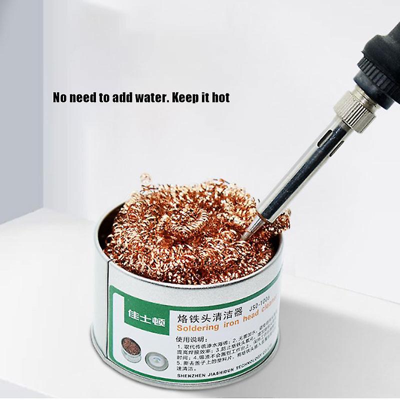 Cleaning Ball Desoldering Soldering Iron Mesh Filter Cleaning Nozzle Tip Copper