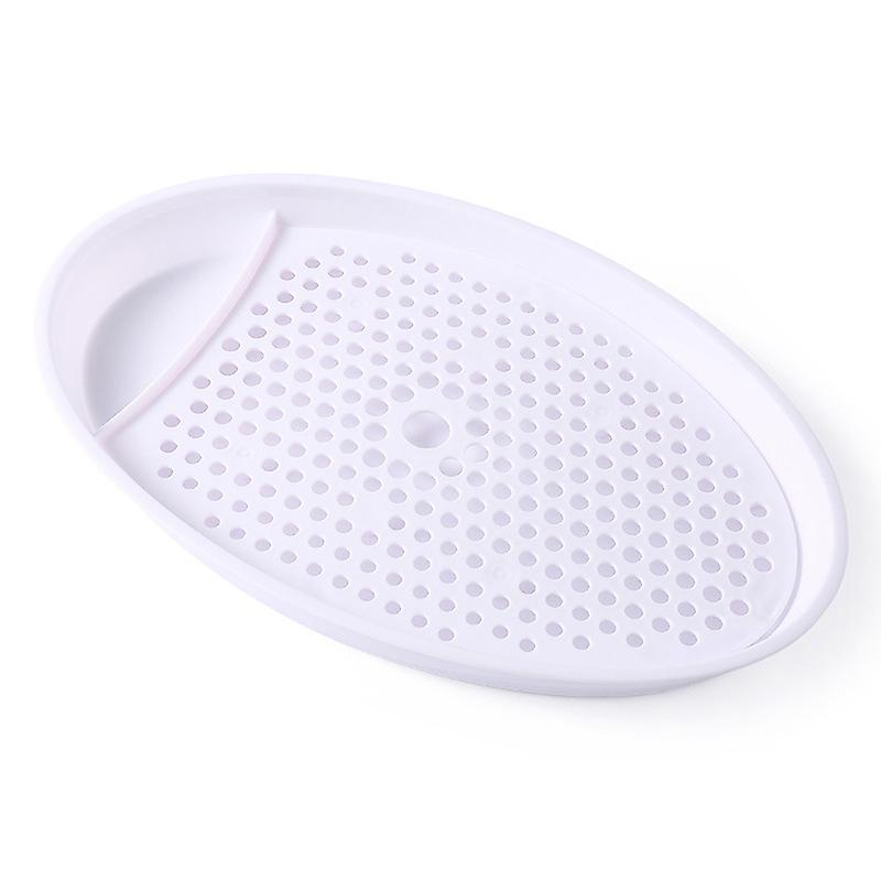 Dumpling Dish with Vinegar Dish Double Layer Drain Food Tray Dumpling Plate