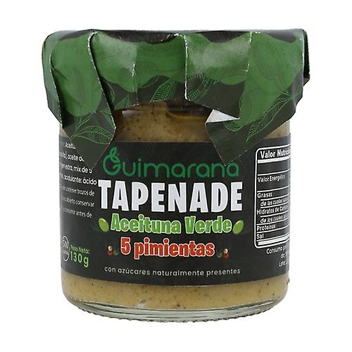 Tapenade pate with green olives and 5 peppers 130 g of cream