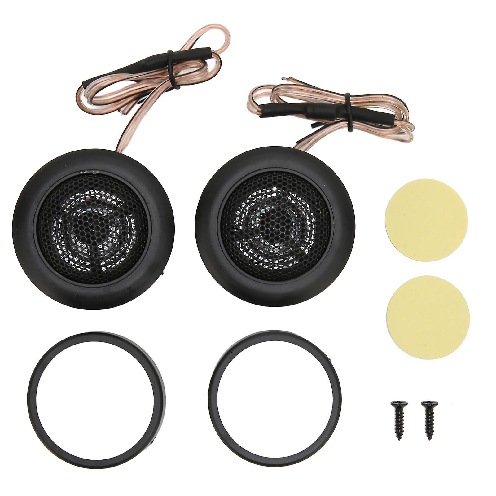 2Pcs 800W Car Dome Tweeter High Sensitivity Stereo Speakers for o System