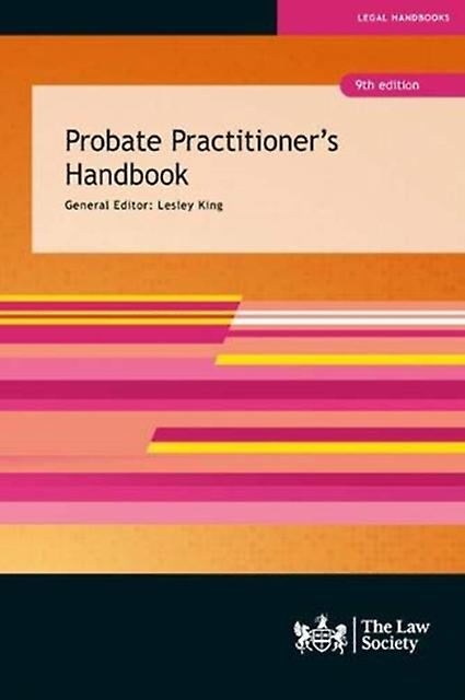 Probate Practitioners Handbook Paperback