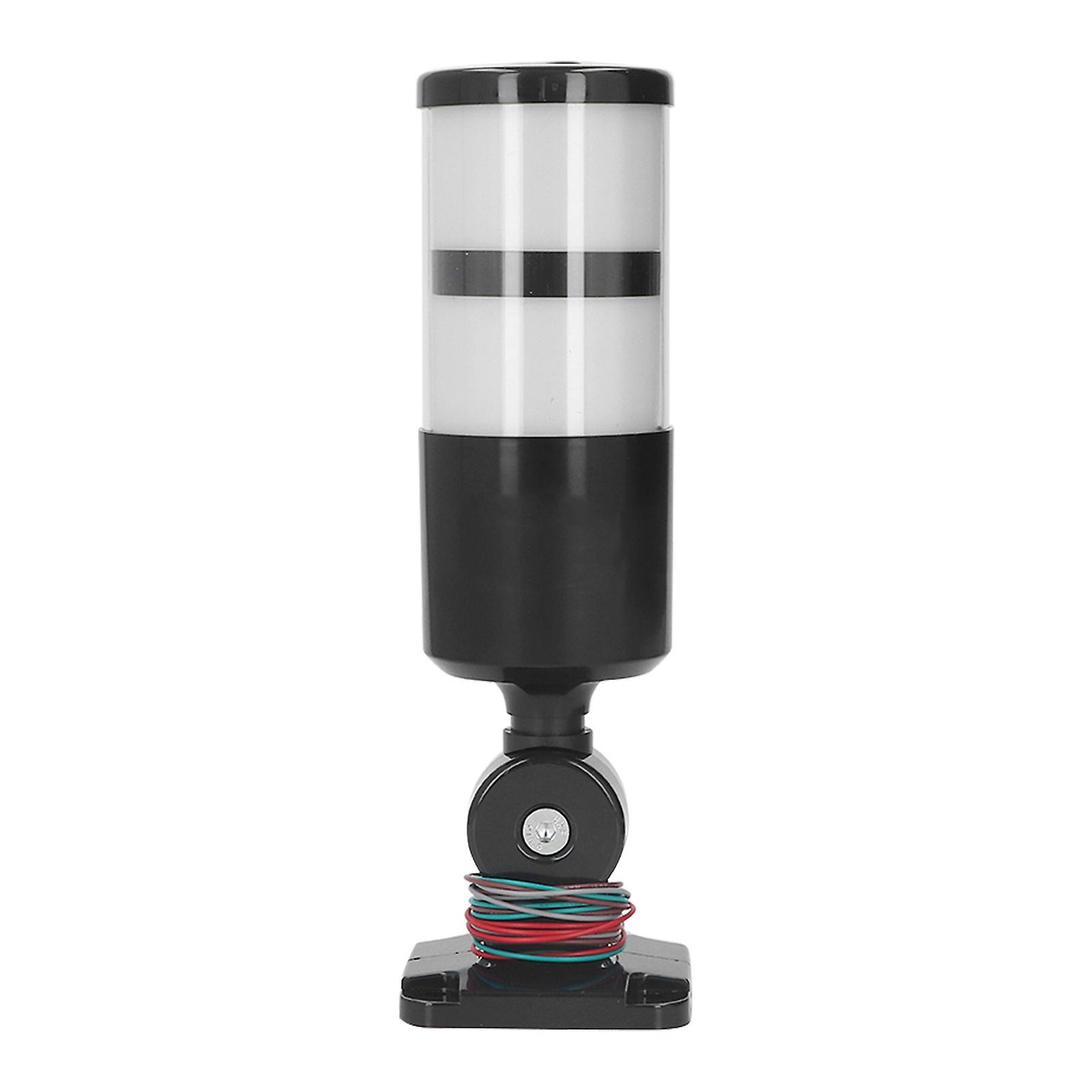 LED Signal Tower Stack Light with Industrial Warning Buzzer 2 Layer Foldable Column Lamp 220VAC Steady Indicator