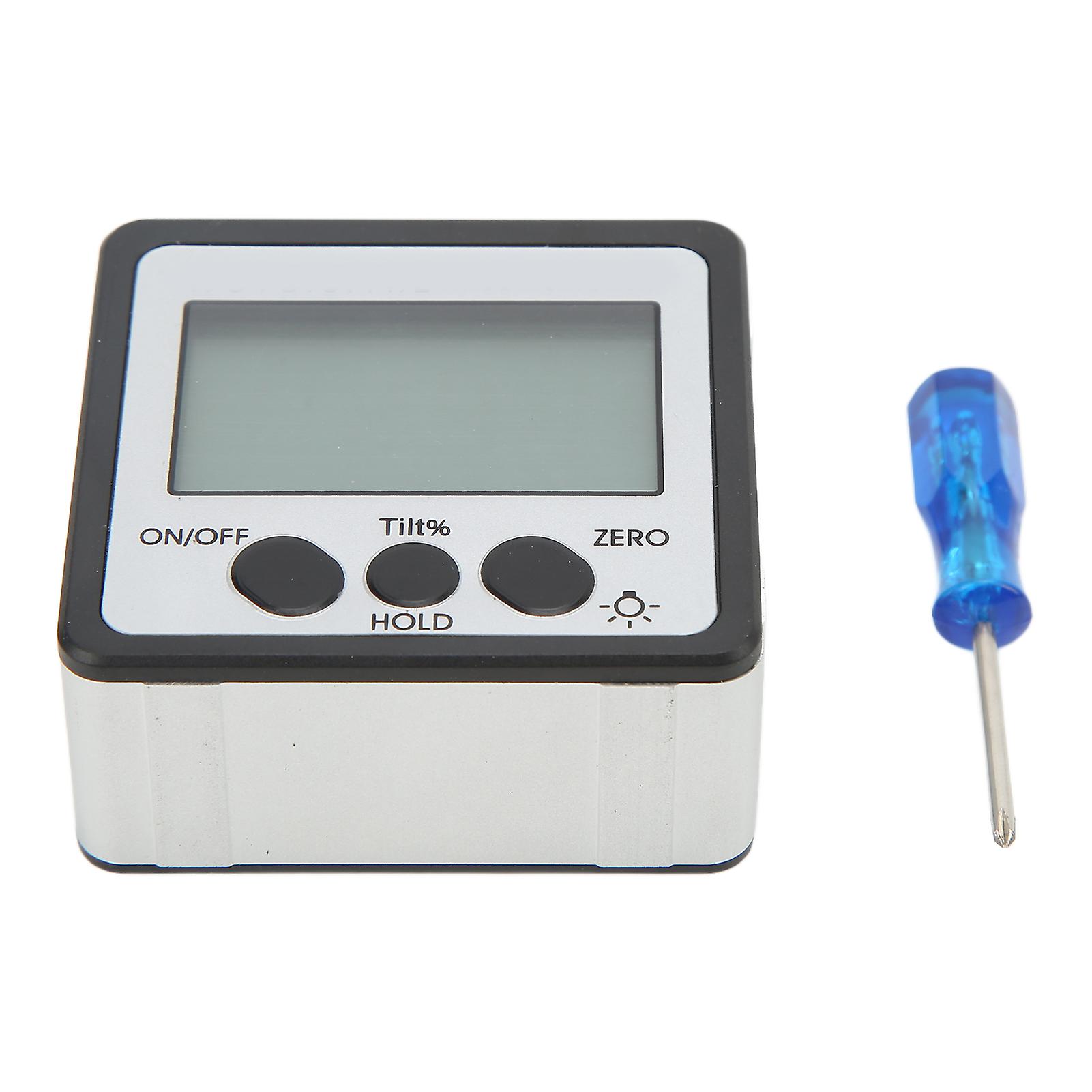 Digital Inclinometer with Backlight Magnetic 4x90° Electronic Protractor IP54 Waterproof Angle Level Finder Gauge