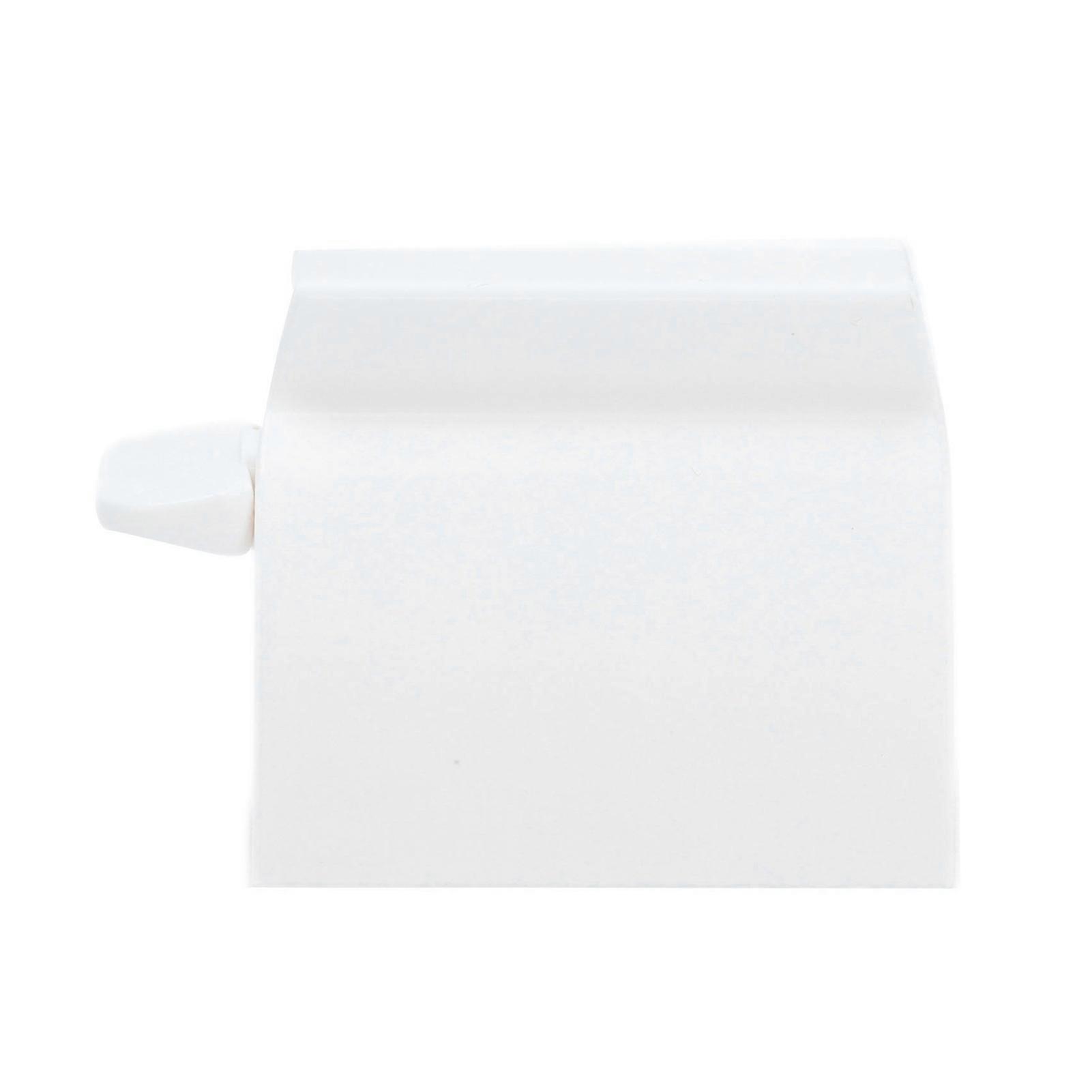 Manual Toothpaste Squeezer ABS Plastic Clip On Automatic Toothpaste Tube Squeezer for Home BathroomWhite