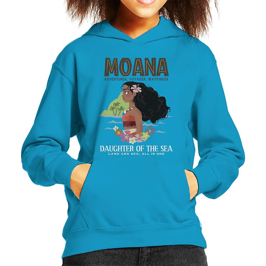 Disney Moana filha do mar Kid ' s moletom com capuz