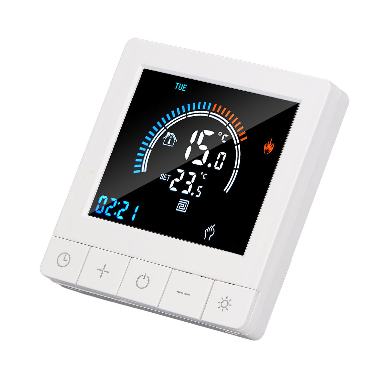 Programmable Smart Thermostat 5-60℃ LCD Display 90V-240V 16A