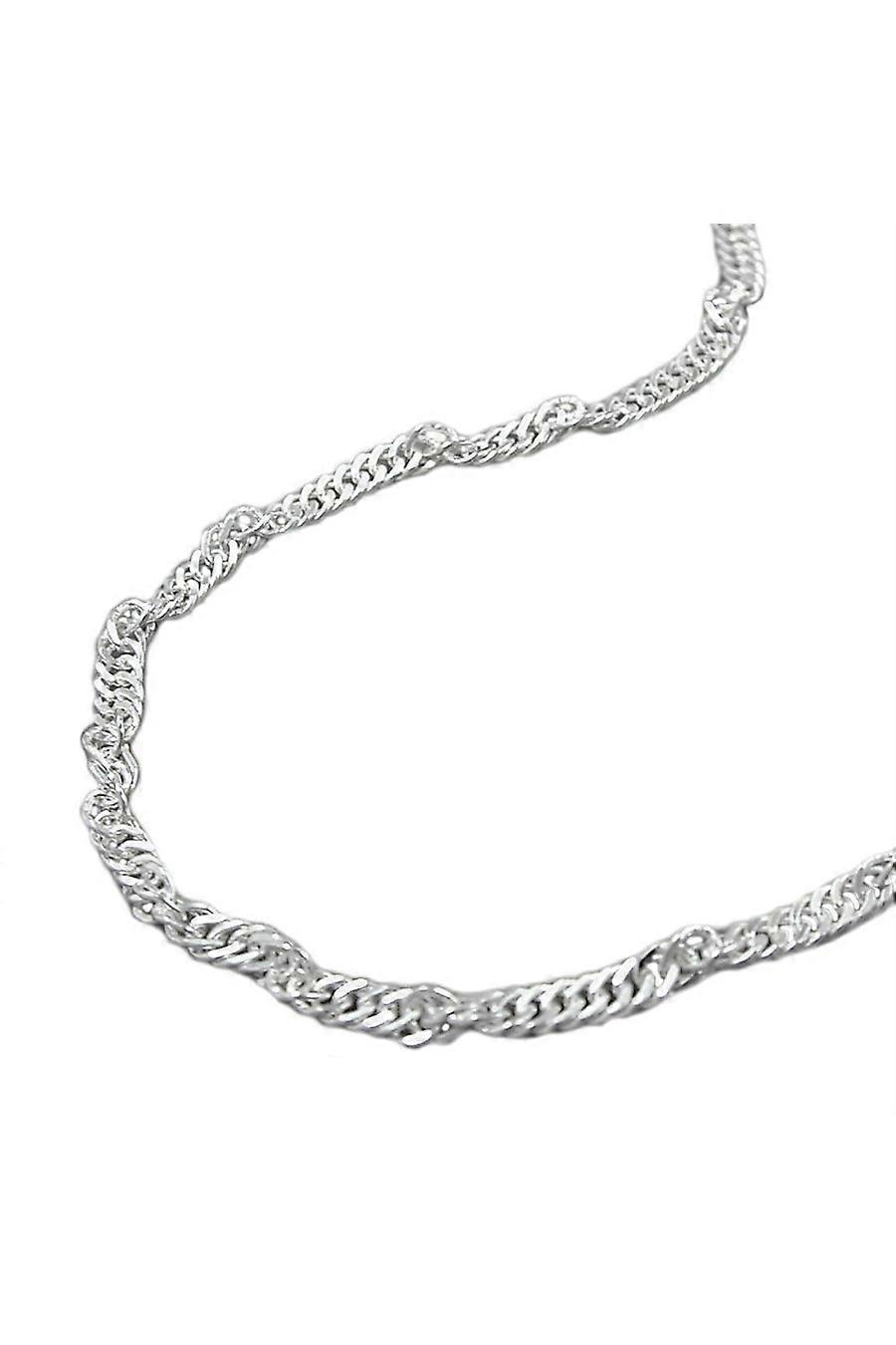 Anklet 2mm Singapore Diamond Cut Silver 925 27cm - Gl144350-27