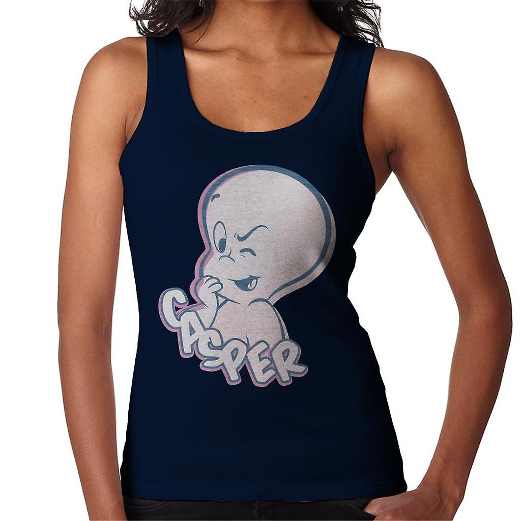 Casper The Friendly Ghost Winking Face Women's Vest
