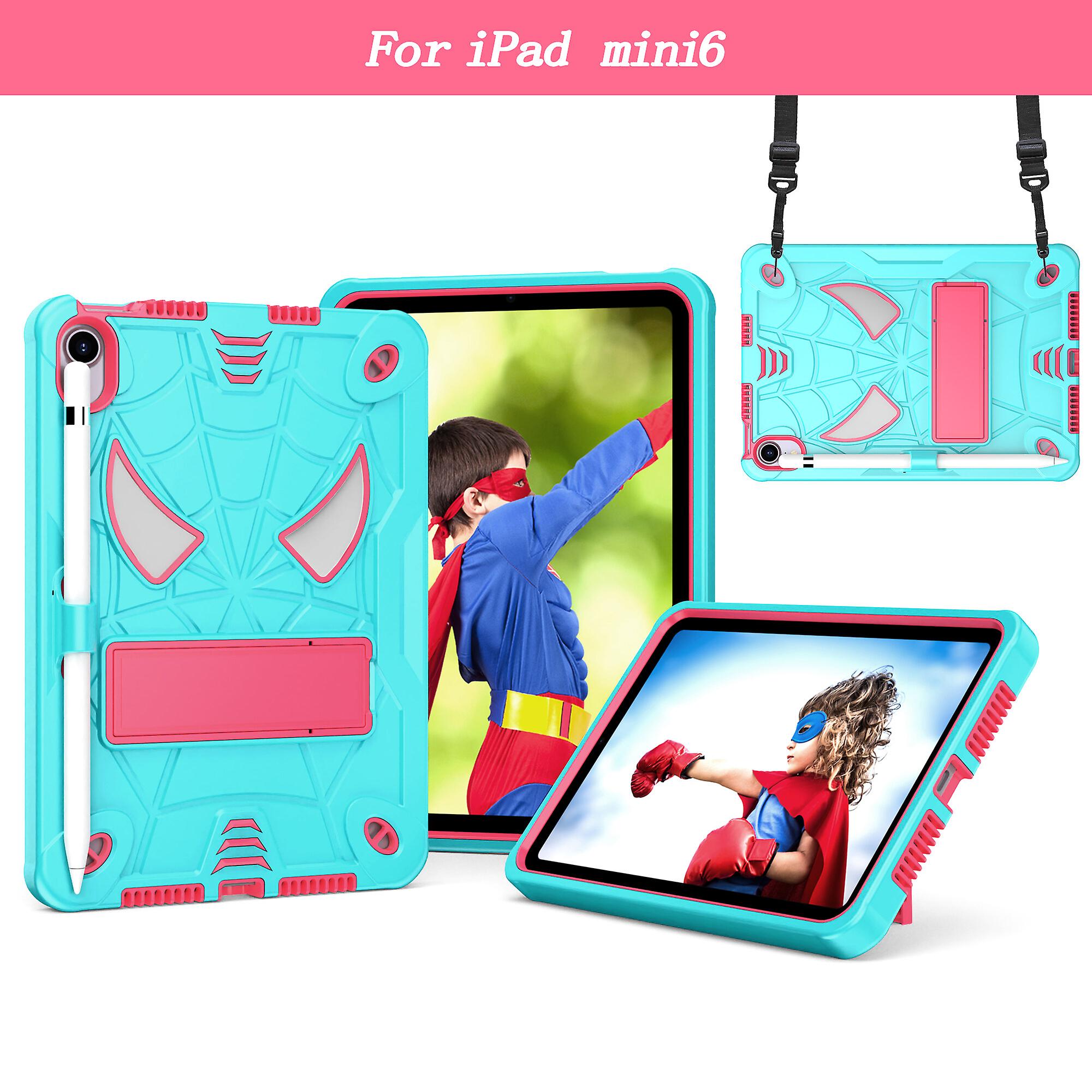 For iPad Mini6 Case with Shoulder Strap and Kickstand