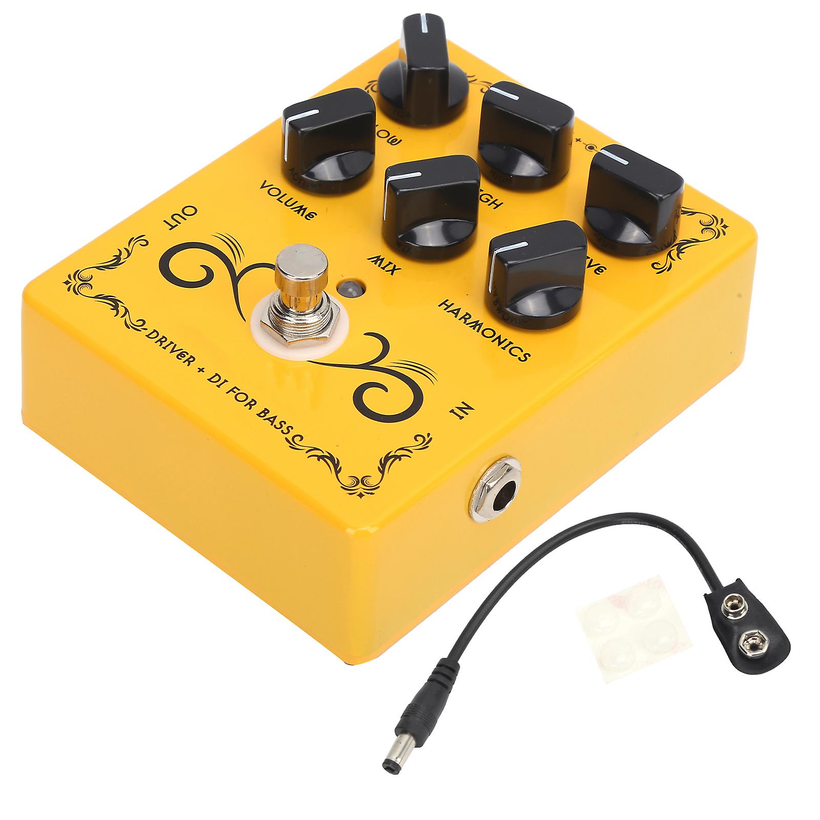 Guitar Distortion Effect Pedal Multiple Mode XLR Output Instrument Accessory CP‑60