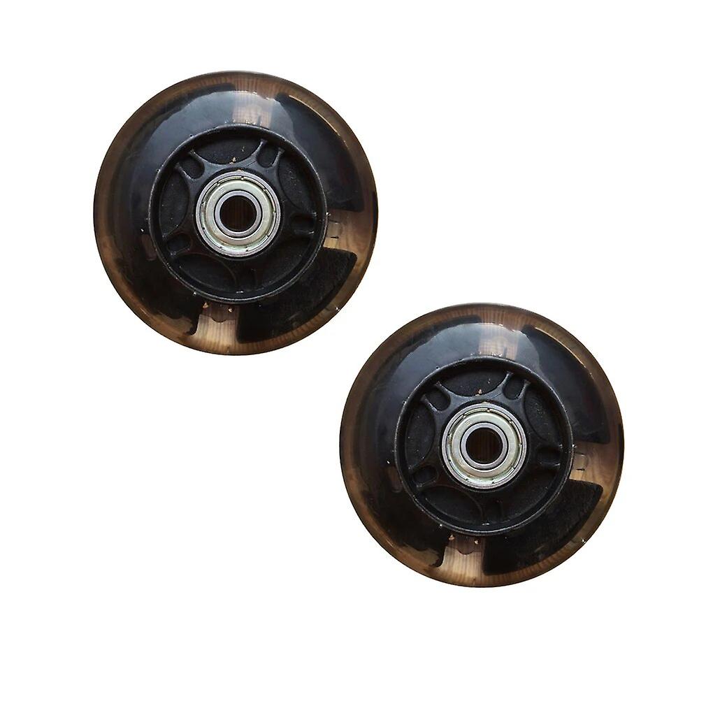 2 قطعة سكوتر سرعة التزلج بو عجلة الأطفال الزلاجات الأسطوانة أطفال الدراجة الإضاءة وامض استبدال العجلة