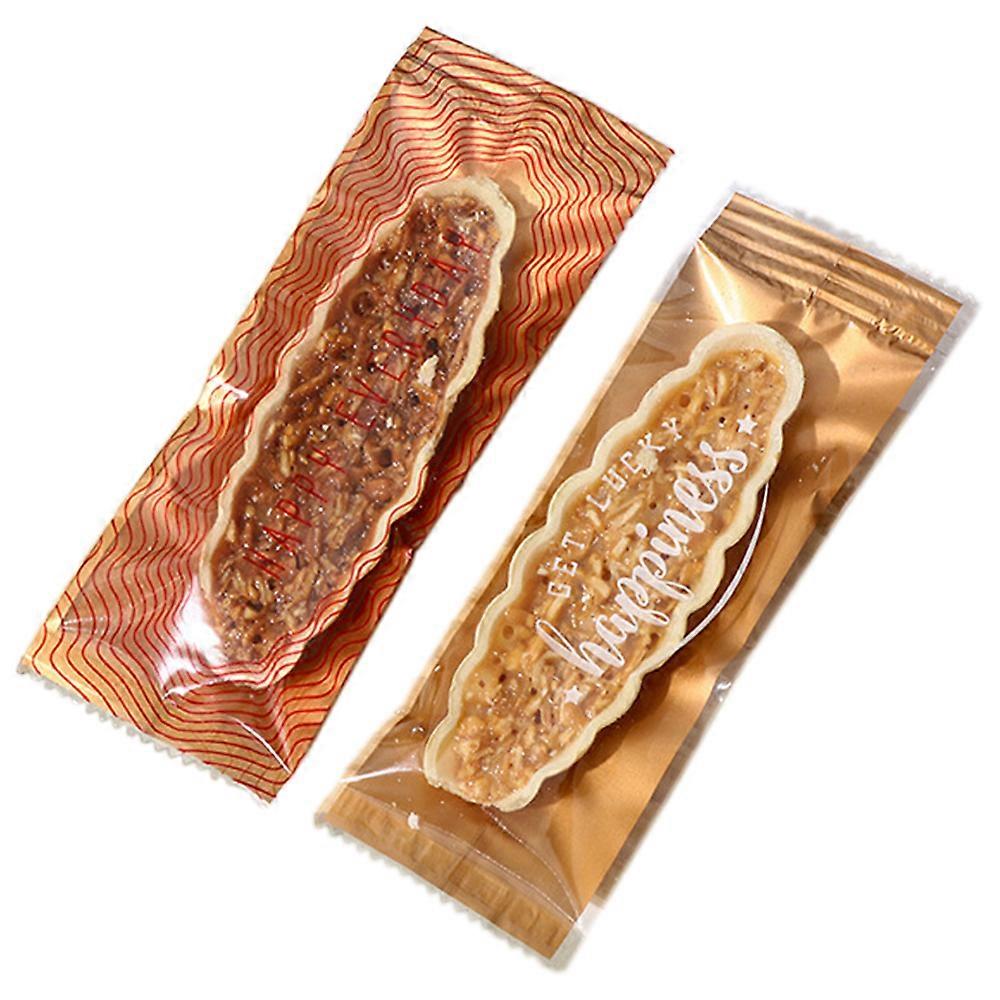 200db cukorkacsomagolás karamellákhoz, 5,5 * 15 cm-es nugát cukorkacsomagolás, házi sütőcsomagoláshoz