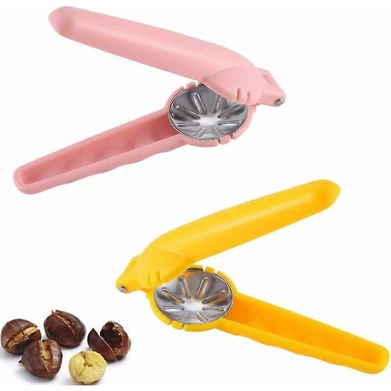 Quick Chestnut Clip Nutcracker Walnut Chestnut Clip Chestnut Nutcracker Walnut Chestnut Nutcracker for Kitchen (2 Pieces)