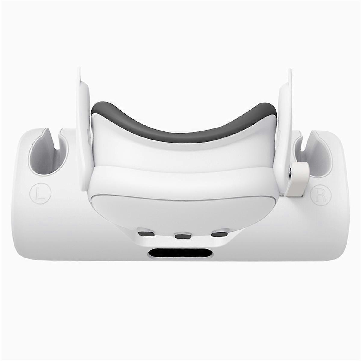 VR Controller Dock Charger for Meta Quest3 VR Headset Charging Dock with Display Light Grip Charging Dock Charger