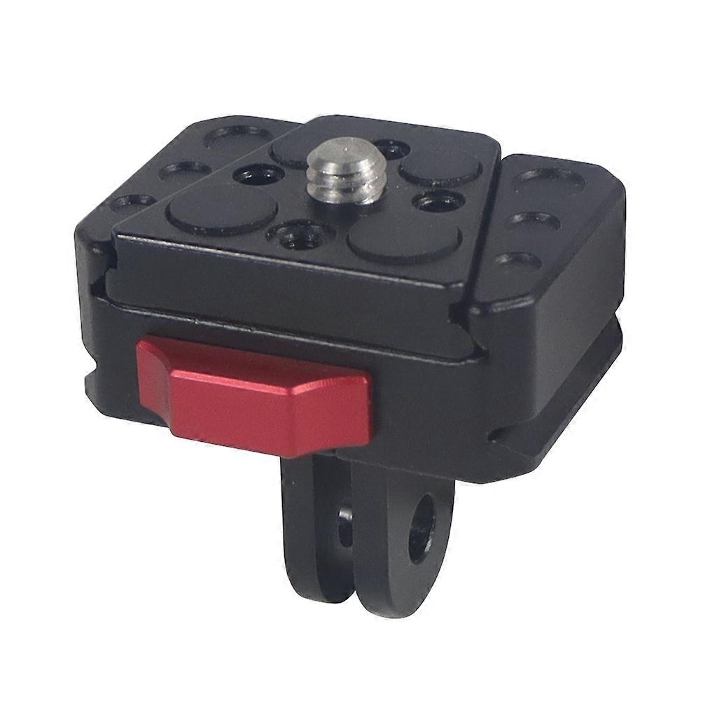 Quick Release Plate Clamp for Gopro Action Camera, Quick Switch, V-port, DJI Ronin RS Stabilizer, Arca 38mm Tripod, DSLR Phone Monitor