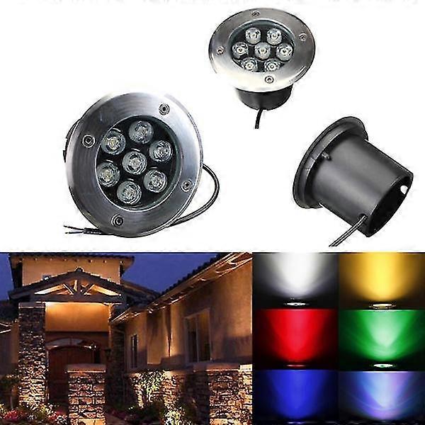 7w Led Waterproof Outdoor In Ground Garden Path Flood Landscape Light