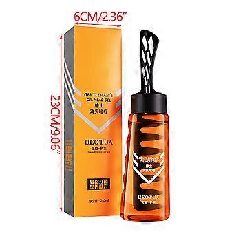 Comb Cool Back Haaröl Kopf Styling Gel Creme Erfrischende Feuchtigkeitsspendende Stereotypen mit Ölkopf Kamm Gel Creme Gel Gel mit Kamm 280ML