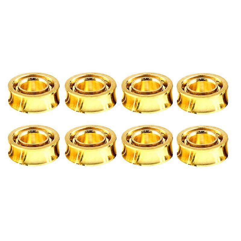 8 Pcs -Plated R188 KK Bearing Speed Responsive Bearings R188 U Groove for Yoyos Models