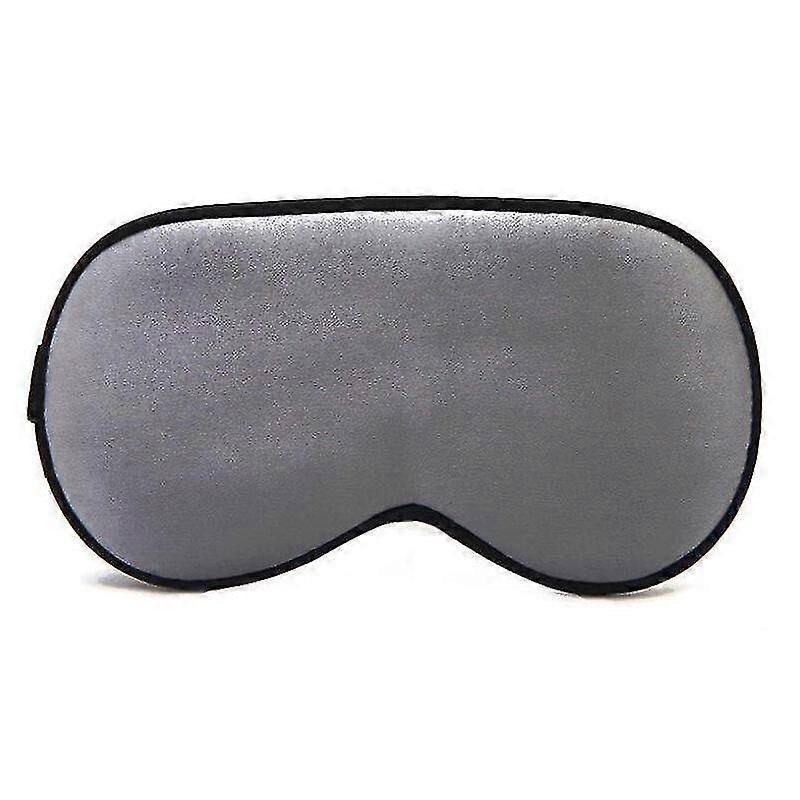 blindfold sleep mask travel shade blinder soft elasticated gray