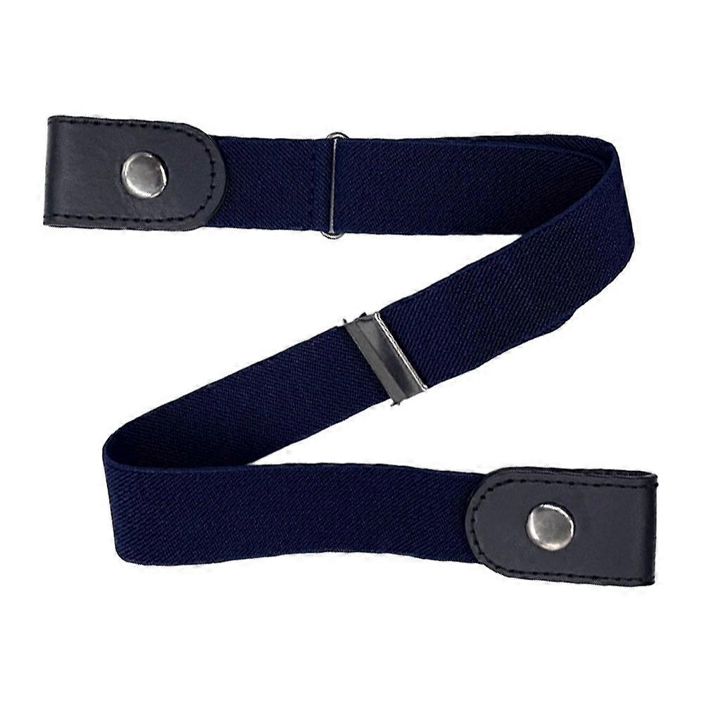 PIAO 2 Pack No Buckle Free Elastic Belt Comfortable Adjustable Invisible Stretch Waist Belt for Jeans Shorts Pants