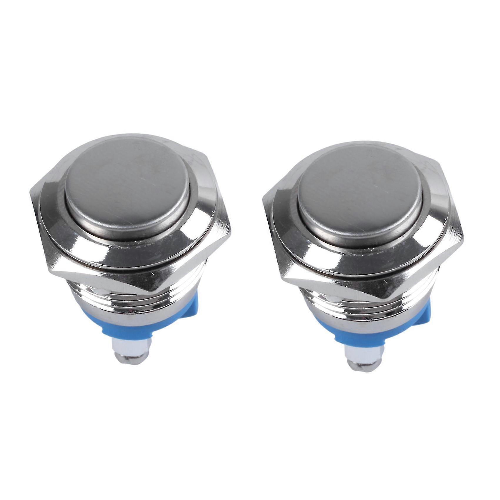 5pcs 16mm High Round High Round Momentary Metal Push Button Switch