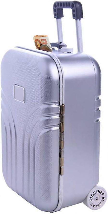 2025 حقيبة بريدية إبداعية جديدة أصبع بنك ، صندوق نقود صغير للأمتعة عربة صغيرة ، ديكور مكتب حديث أصبع