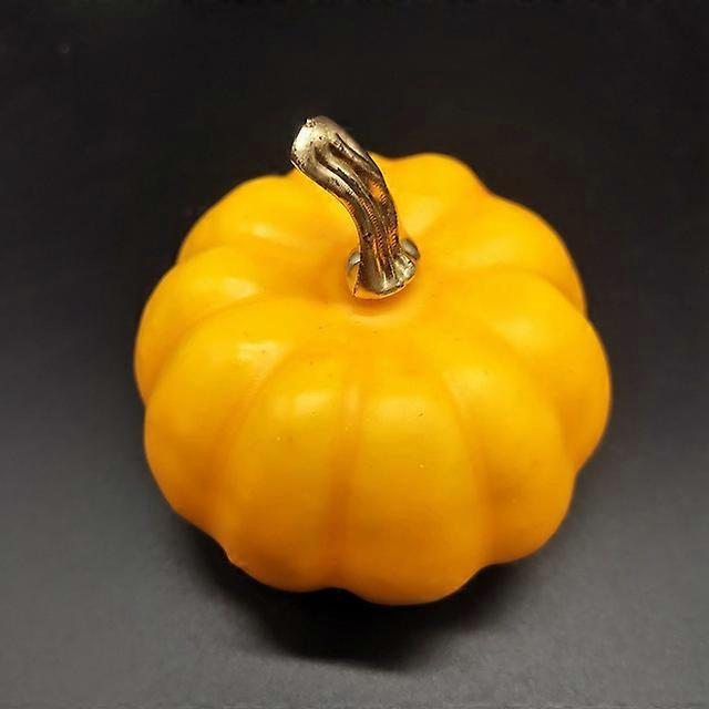 New Halloween Simulation Multicolor Pumpkin Gold Orange White Artificial Pumpkin Thanksgiving Halloween Party Decor For Home